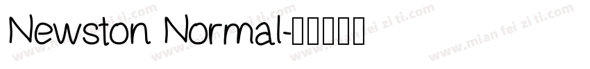 Newston Normal字体转换